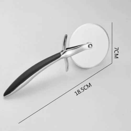 Stainless Steel Pizza Cutter - Perfect for Cutting Pizza, Bread, and Pastries