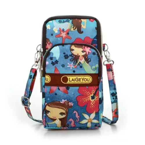 New Mobile Phone Bag Female Mini Crossbody Bag Shoulder Messenger Bag Wrist Coin Purse Leisure Forearm Bag Women for Handbags