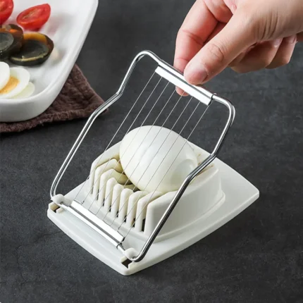 Stainless Steel Egg Slicers Chopper: Versatile Kitchen Tool for Fruit Salad and More - Manual Food Processor and Egg Tool Gadgets