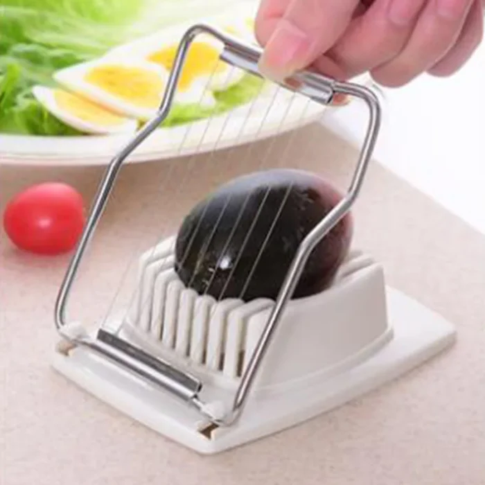 Stainless Steel Egg Slicers Chopper: Versatile Kitchen Tool for Fruit Salad and More - Manual Food Processor and Egg Tool Gadgets