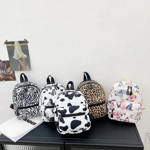 High Capacity Mini Backpack – Stylish Nylon Rucksack for Fashionable Casual Use