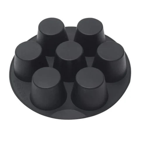 7 Hole Silicone Cake Mold for Air Fryer and Microwave - Food Grade Baking Tool