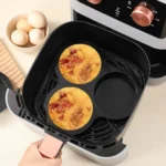 Versatile Air Fryer Accessories - Non-Stick Muffin Pans, Egg Molds, Pancake Mold, and Hamburger Bun Pan - Perfect for Baking in 9-inch Air Fryers