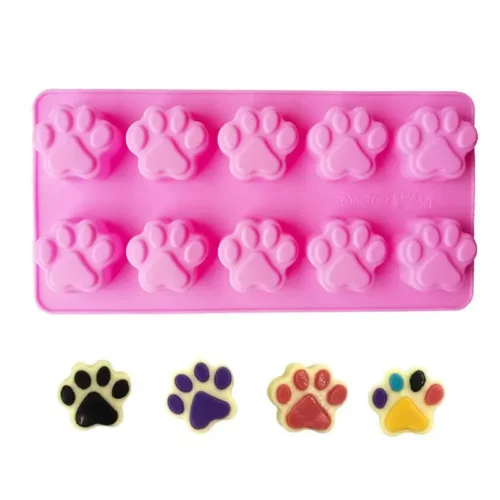 Cat Claw Chocolate Silicone Mold for DIY Cake Decoration Candy Jelly and Soap Making