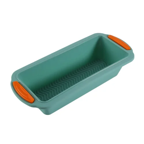 Rectangular Two-Color Silicone Toast Baking Tray: Non-Stick Cake and Bread Baking Mold
