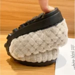 Trendy and Cozy Plush Flat Shoes / Perfect for Outdoor and Office Fashion /Large Sizes Available