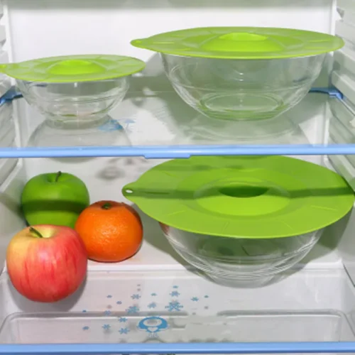 Silicone Microwave Bowl Covers - Reusable Set for Cooking and Food Preservation