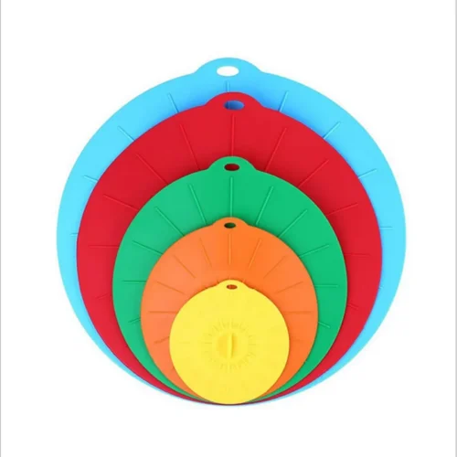 Silicone Microwave Bowl Covers - Reusable Set for Cooking and Food Preservation