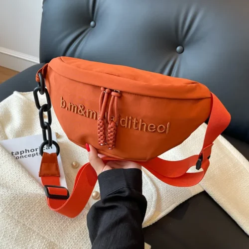 Half-Moon Fanny Packs - Trendy PU Leather Bags for Fashionistas