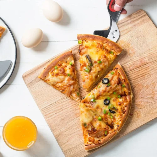 Professional Pizza Scissors with Stainless Steel Blade, Pizza Cutter Scissors for Easy Cutting and Serving