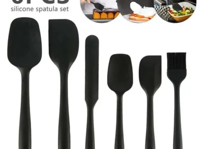 6-Piece Silicone Spatula Set - Non-Stick Heat-Resistant Baking Tools