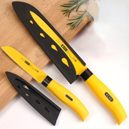 Versatile Stainless Steel Fruit Knife Set: Ideal for Household and Outdoor Use, Complete with a Handy Peeler Knife