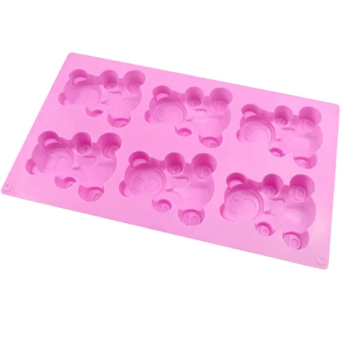 Bear Shaped Silicone Candy Molds for Chocolates Baking and Cake Decorations