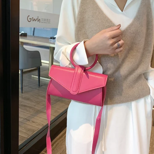 Designer Crossbody Bags - Candy-Colored Shoulder Bags for Women
