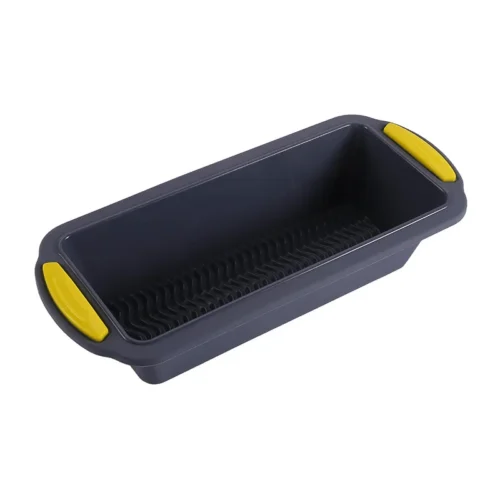 Rectangular Two-Color Silicone Toast Baking Tray: Non-Stick Cake and Bread Baking Mold
