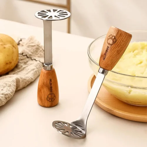 Efficient Potato Masher | Stainless Steel Tool for Perfectly Creamy Mashed Potatoes