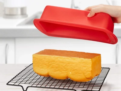 Silicone Bread Loaf Pans for Baking Cakes, Breads, and More