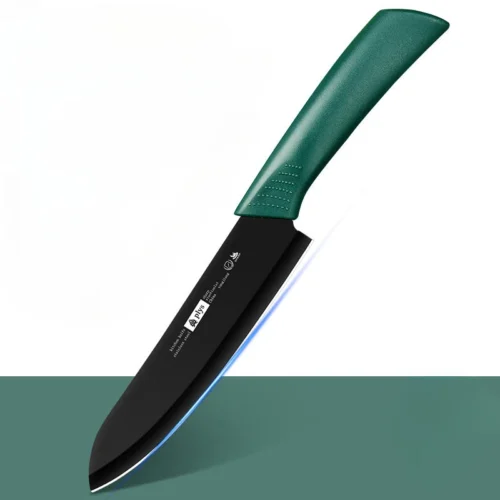 Complete Knife Set with Stainless Steel Blades and Cutting Board for Safe and Portable Kitchen Preparations