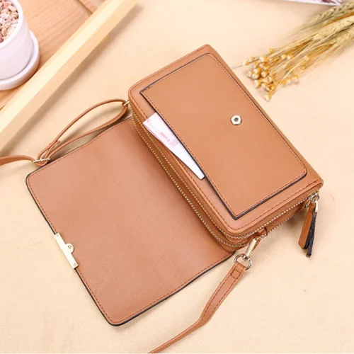 Stylish Multifunctional Women's Handbags - PU Leather Large Capacity Crossbody Bags