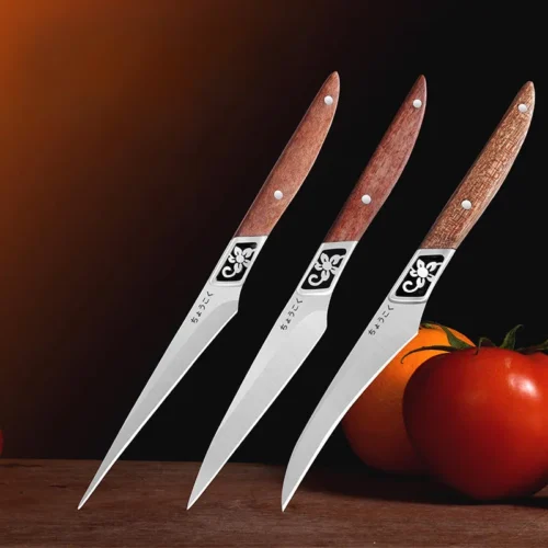 Chef Carving Knife Set - Precision Fruit and Vegetable Carving Tools for Creative Kitchen Use