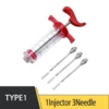 1Injector 3Needle