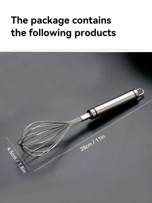 Durable Stainless Steel Egg Whisk | Your Kitchen Tool for Mixing and Blending