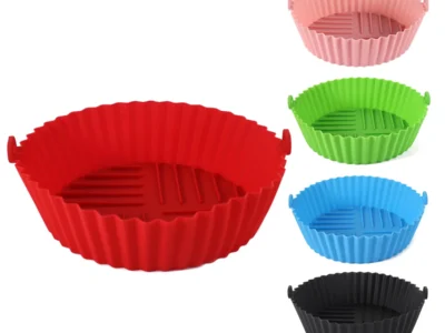 High-Quality Silicone Air Fryer Baking Tray – Durable, Heat Resistant, and Easy to Clean