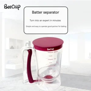 Hand-Held Batter Dispenser for Cupcakes: Easy-to-Use Tool with Measuring Labels - Perfect for Batter Dispensing and Butter Separation in the Kitchen