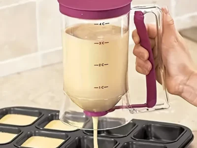 900ml Batter Dispenser: Precise Tool for Pancakes, Cupcakes, and Pastry Baking