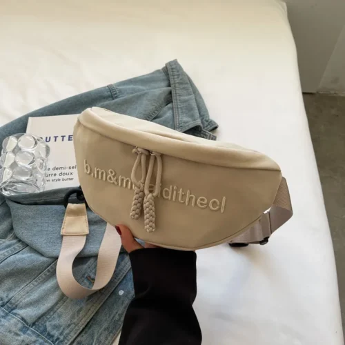 Half-Moon Fanny Packs - Trendy PU Leather Bags for Fashionistas