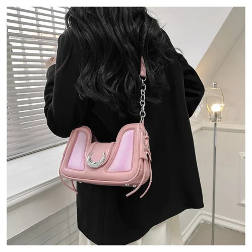 Kawaii Vintage Shoulder Bags - Unique Pastel Punk Fashion for Women