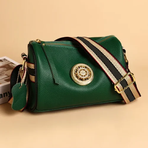 Luxury Designer Genuine Leather Handbags for Women - Fashion Shoulder Bags