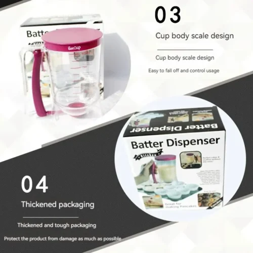 Handheld Batter Dispenser for Cupcakes