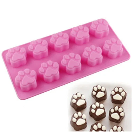 Cat Claw Chocolate Silicone Mold for DIY Cake Decoration Candy Jelly and Soap Making