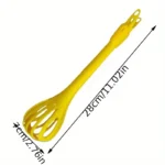 Versatile 3-in-1 Kitchen Gadget: Egg Beater, Milk Mixer, Pasta Tongs, and More - Your Essential Baking and Cooking Tool