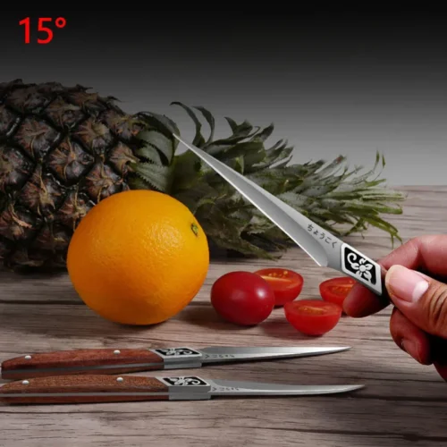 Chef Carving Knife Set - Precision Fruit and Vegetable Carving Tools for Creative Kitchen Use