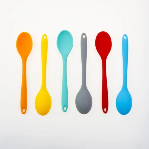Silicone Soup Spoon - Heat-Resistant Kitchen Utensil for Stirring and Serving
