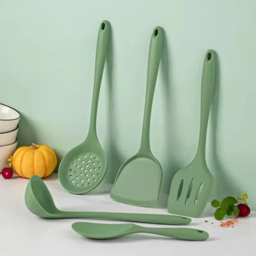 Food-Grade Silicone Kitchen Utensils - Heat-Resistant Durable Cooking Tools