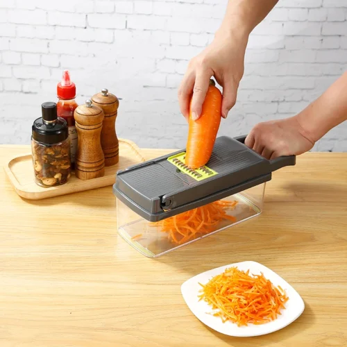 Versatile Multifunctional Vegetable Chopper and Food Slicer | 14/16-in-1 Kitchen Prep Tool