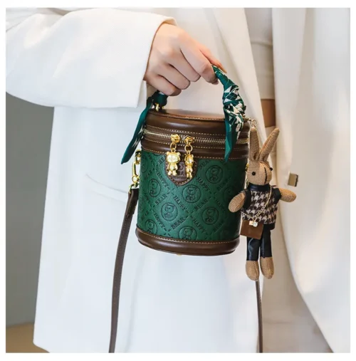 Spacious Cylinder Bucket Crossbody Bags - Stylish and Versatile for Women