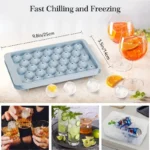 32 Ice Ball Hockey PP Mold - Frozen Whiskey Ball, Popsicle, Ice Cube Tray Box, Lollipop Making, Gifts, Kitchen Tools, and Accessories