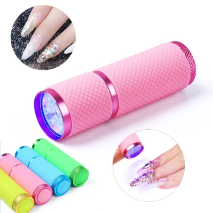 9 LED Nail Lamp: Portable Mini UV Nail Dryer for Gel Nails Polish - Perfect for Nail Art and On-the-Go Use