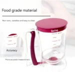 Hand-Held Batter Dispenser for Cupcakes: Easy-to-Use Tool with Measuring Labels - Perfect for Batter Dispensing and Butter Separation in the Kitchen