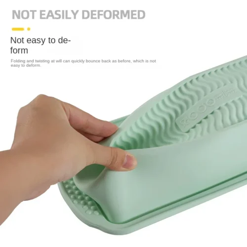 Rectangular Two-Color Silicone Toast Baking Tray: Non-Stick Cake and Bread Baking Mold