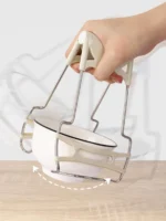 Non-Slip Pan Gripper Clip - Anti-Scalding Dish Clamp for Steamer, Microwave Oven Tray, Kitchen Accessories