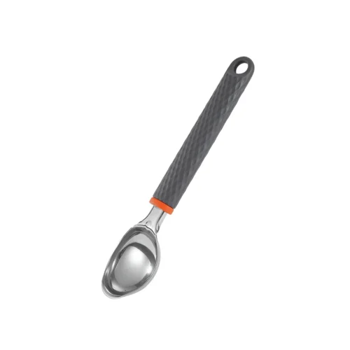 Stainless Steel Ice Cream Scoop with Silicone Handle | Durable Dessert Tool
