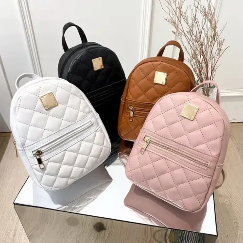 Versatile Mini Backpack – PU Leather Crossbody Bag and Phone Pouch for Women