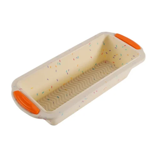 Rectangular Two-Color Silicone Toast Baking Tray: Non-Stick Cake and Bread Baking Mold