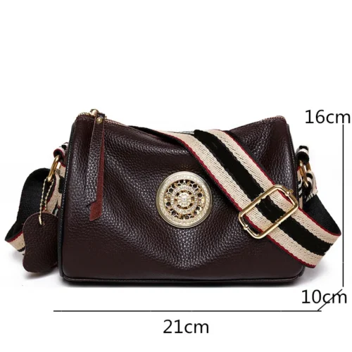 Luxury Designer Genuine Leather Handbags for Women - Fashion Shoulder Bags