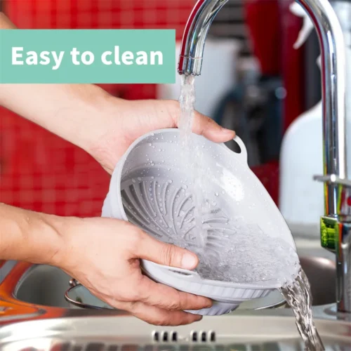 Foldable Air Fryer Silicone Basket - Perfect Reusable Liner for Baking and Cooking